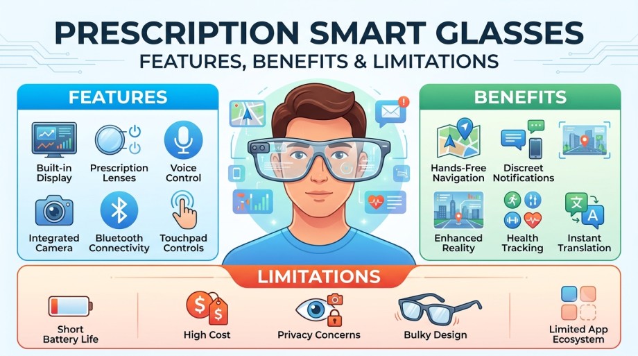 Prescription Smart Glasses: Features, Benefits & Limitations