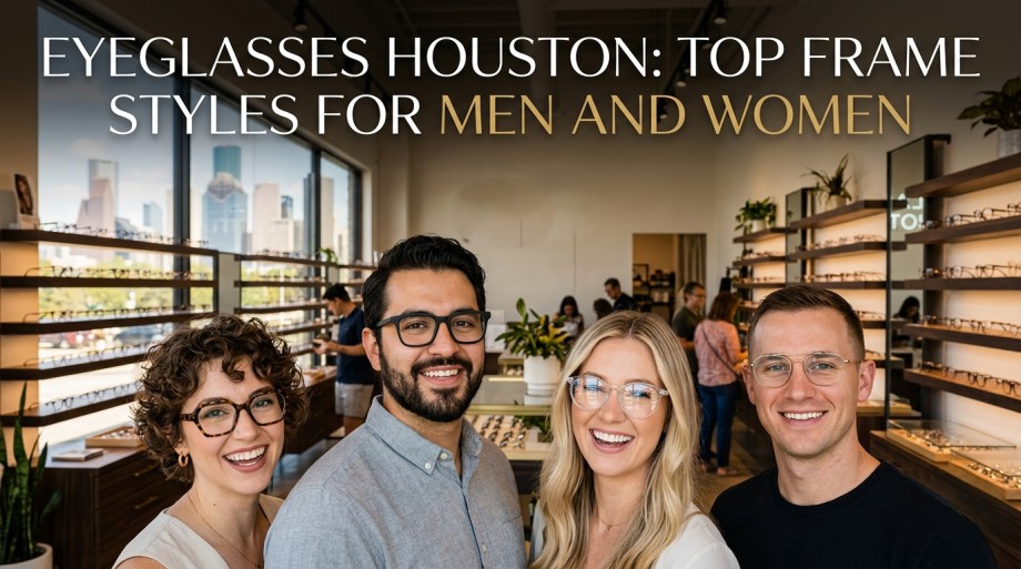 Eyeglasses Houston: Top Frame Styles for Men and Women