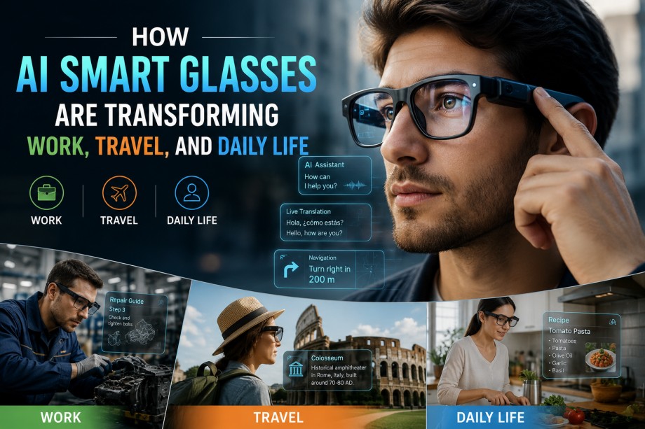 How AI Smart Glasses Are Transforming Work, Travel, and Daily Life
